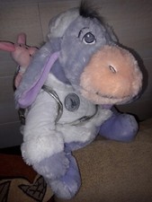 Aw /Peluche Bourriquet Manteau Blanc & Hotte + Porcinet Disneyland  Ed. Limitée 