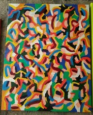 Tableau peinture huile Toile