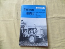 Tracteur RENAULT Super 5 - utilisation et entretien