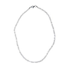 Collier Pierre de Lune - Perles facettées 4mm - 45cm