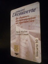telecarte france 50 unites 10/93 france telecom mecene la musique vocale
