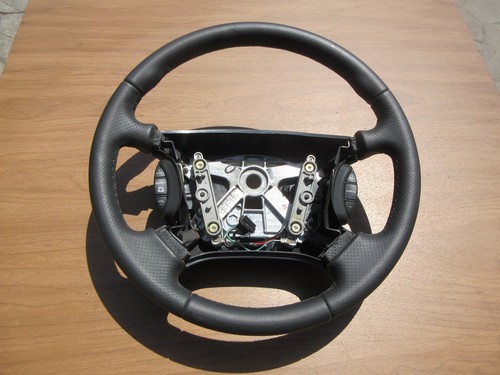 Jaguar black steering wheel - black,