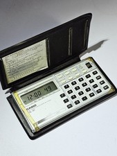 ELECTRONIC CALCULATOR & CLOCK CASIO ML-81   VINTAGE