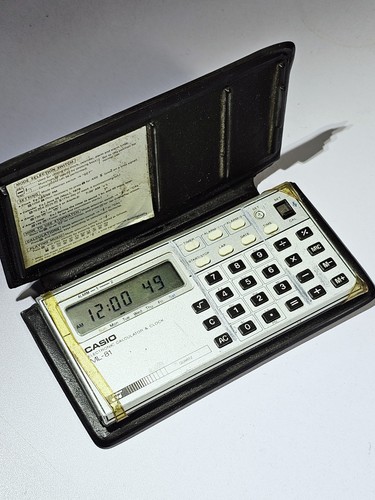 Electronic calculator clock - electronic,
