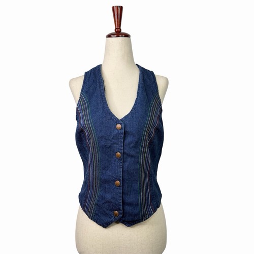 Vtg plush bottom denim - 70's,