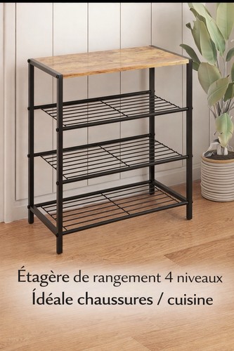 Meuble rangement 4 niveaux - meuble,