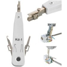 Outil Raccordement LSA Push Knife Pince Coupe-Fil Poinçon RJ45 LAN Téléphone