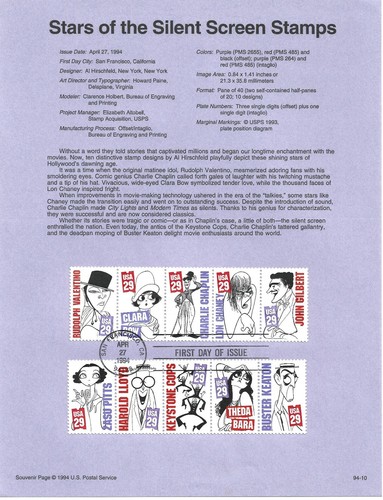 1994 fdi souvenir sheets x13 - souvenir,