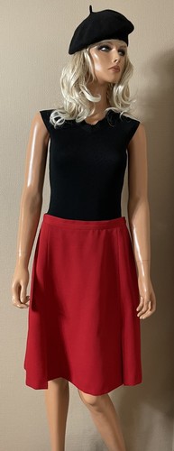 Jupe rouge laine made in - rouge,