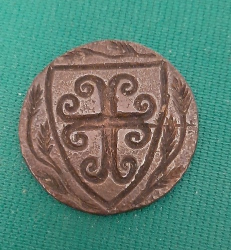 Medieval seal heraldic bronze