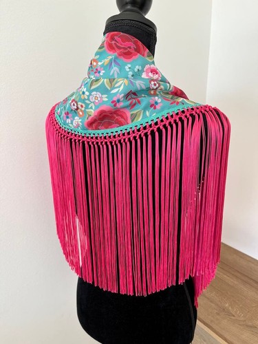 Flamenco mantoncillo blue - mantoncillo,
