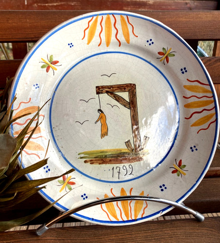 Rare assiette faïence - en,