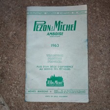 Ancien Catalogue 1963 Pezon & Michel,Mitchell,Manufacture d Articles De Pêche