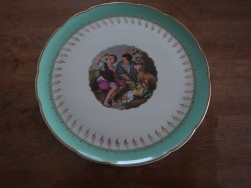 Jolie grand plat - jolie, rond