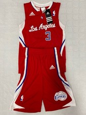 Adidas NBA Clippers Chris Paul #3 Maillot + Short Rouge / Taille 128/ XS