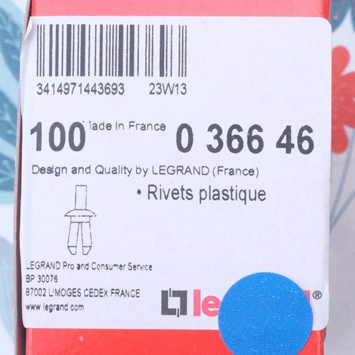 100x legrand 366 - 0, rivet