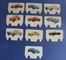 Figurine publicitaire 10 tôles publicitaires voitures de sport - Café CRIO