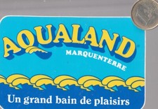 Autocollant. Parc aquatique. AQUALAND. Marquenterre
