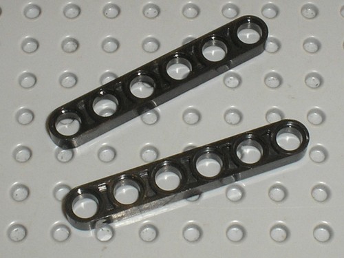 Lego technic black beam - black,