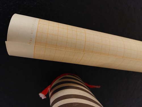 Papier millimetre bistre 75 - papier,