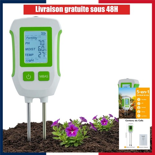 Testeur sol 1 tolesum - de, 5-en-1