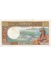 Tahiti 100 francs - Tahitienne