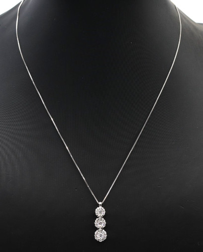 Collier chaîne avec pendentif - collier,