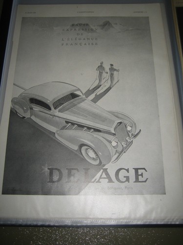 Publicité ancienne automobile