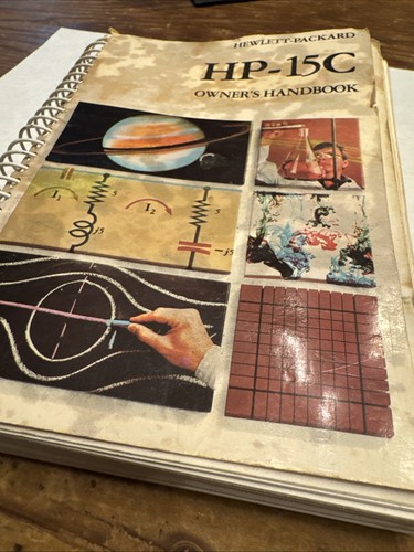 Owner handbook for - for, hp-15c