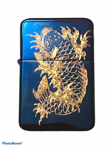 Koi poisson briquet bleu - koi,