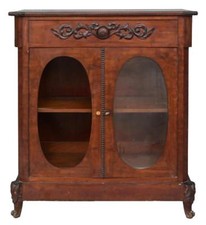 Meuble d'appui Napoléon III  en placage d'acajou XIXème