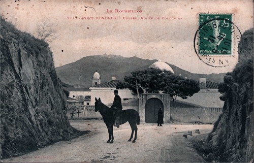Cpa port vendres entrée - cpa,