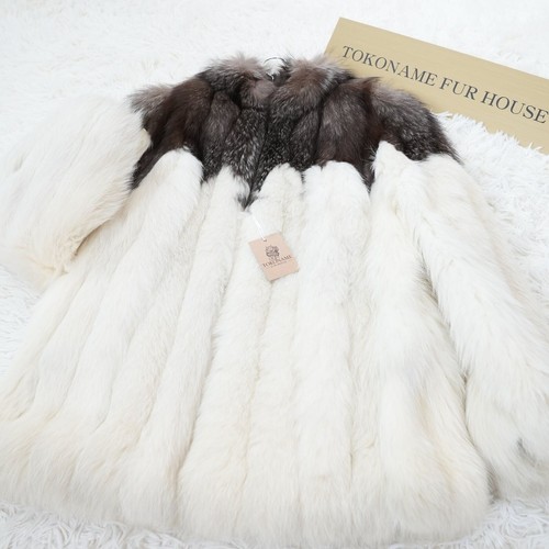 Manteau fourrure renard - , ombre