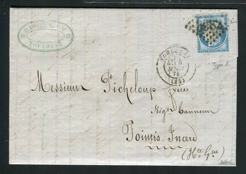 Rare lettre toulouse - rare, pour