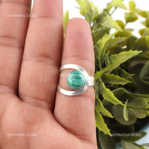 Malachite pierre 925 argent - pierre,