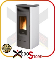 Poêle à Granulés 12,1 Kw Ravelli RC 120 Touch Steel - Envoyer Mail pour