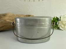 924⚜️ Ancienne Gamelle, Cantine en Aluminium Longueur 15 Cm Vintage