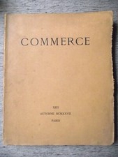 Revue COMMERCE N°XIII 1927 Nietzsche Valéry Fargue Larbaud Breton Neveux Péret