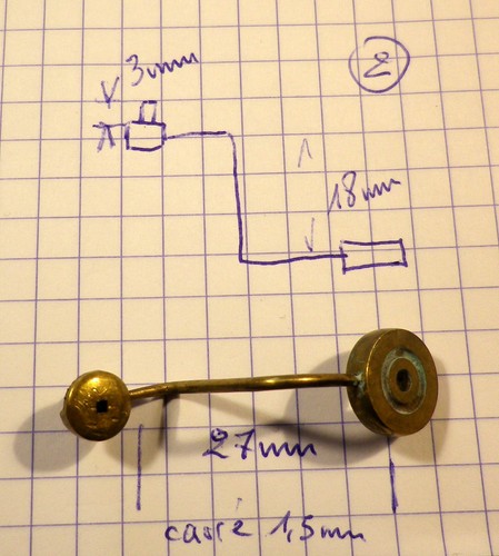 Pièce détachée pendule - pièce,