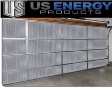 Porte Garage Réfléchissant Isolation Feuille Kit 3.7x3m Warehouse ( 5 Rangs Haut