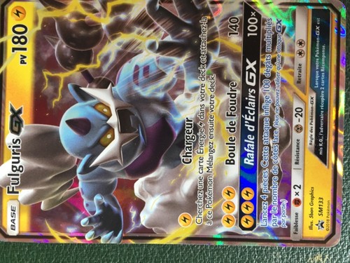 Carte pokémon fulguris - pokémon, gx