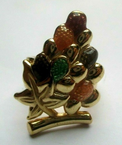 Originale grande bague - , plaqué