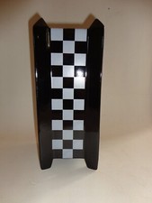 Rare Vase ST Clement,  Noir , carreaux , Design  , Haut 27,5 cm , Parfait état