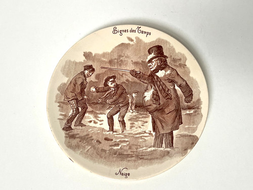Assiette faïence de - en,