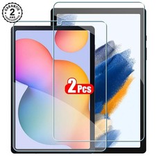 2X Verre Trempé Vitre Protection Ecran Samsung Galaxy Tab S9 S8 S7 S6 A9 A8 A7