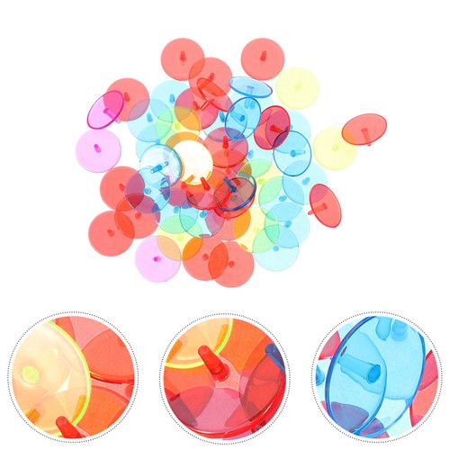 50pcs plastique round - plastique,
