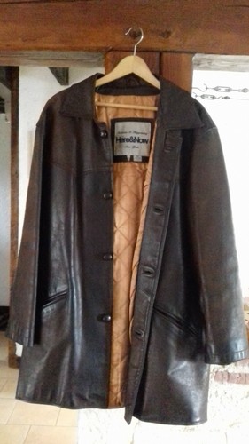 Véritable canadienne cuir - véritable, en