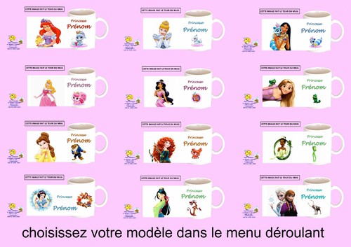 Mug tasse céramique - tasse, princesse
