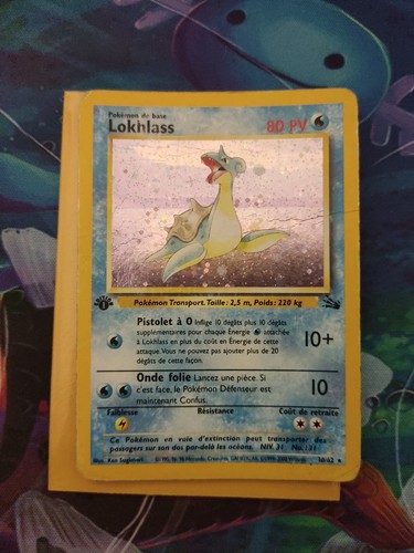 Carte pokémon lokhlass 62 - carte,