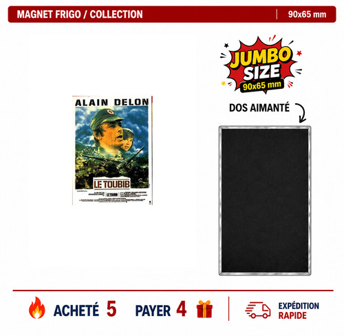 Magnet frigo alain delon - magnet,